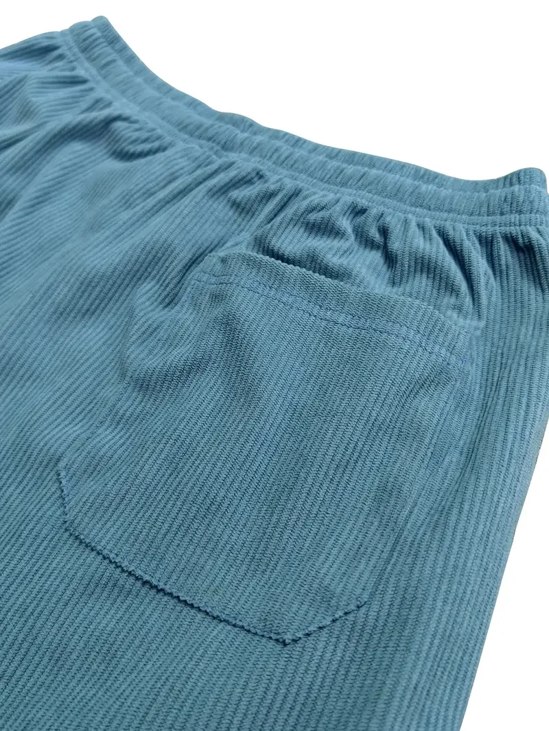 Alviero™ | Relaxed Corduroy Drawstring Trousers
