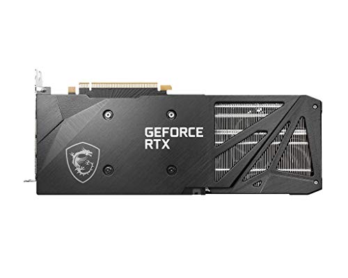 MSI Gaming GeForce RTX 3060 12GB 15 Gbps GDRR6 Boost Clock: 1807 MHz 192-Bit HDMI/DP PCIe 4 Torx Triple Fan Ampere OC Graphics Card (RTX 3060 Ventus