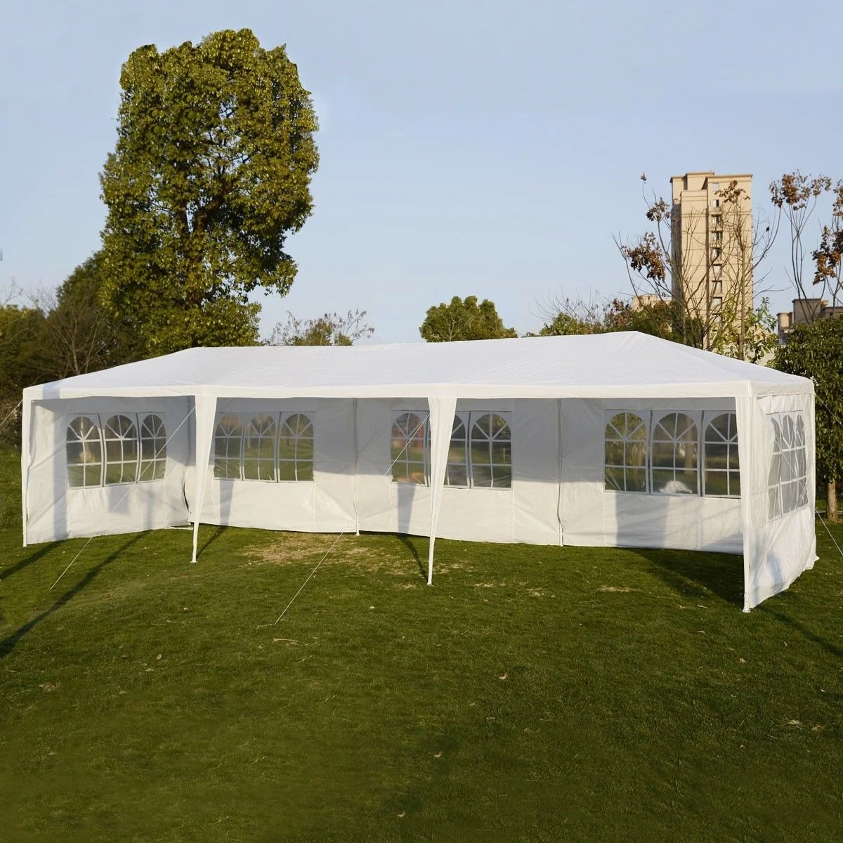 Costway 10'x30' Party Wedding Outdoor Patio Tent Canopy Heavy duty Gazebo Pavilion Event