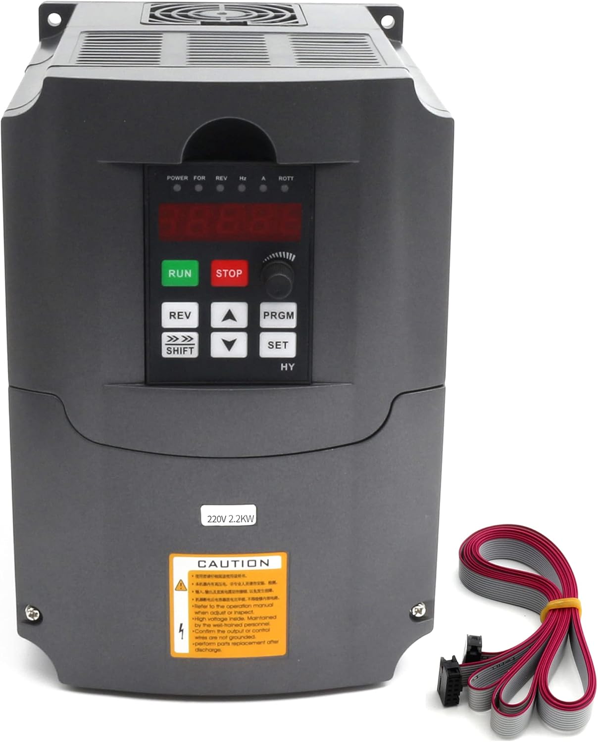 RATTMMOTOR Variable Frequency Drive 2.2KW 220V VFD Drive Inverter Frequency Converter Single Phase Input