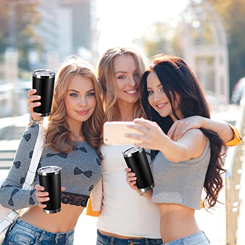 Sieral 36 Packs Stainless Steel Tumbler Bulk with Lid Vacuum Double Wall Insulated Travel Coffee Mug Powder Coated Tumbler Cup for Graduation Wedding