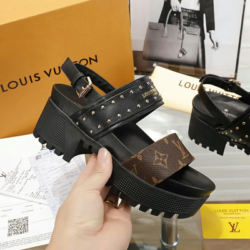 Louis new arrival women summer shoes heels 5 cm