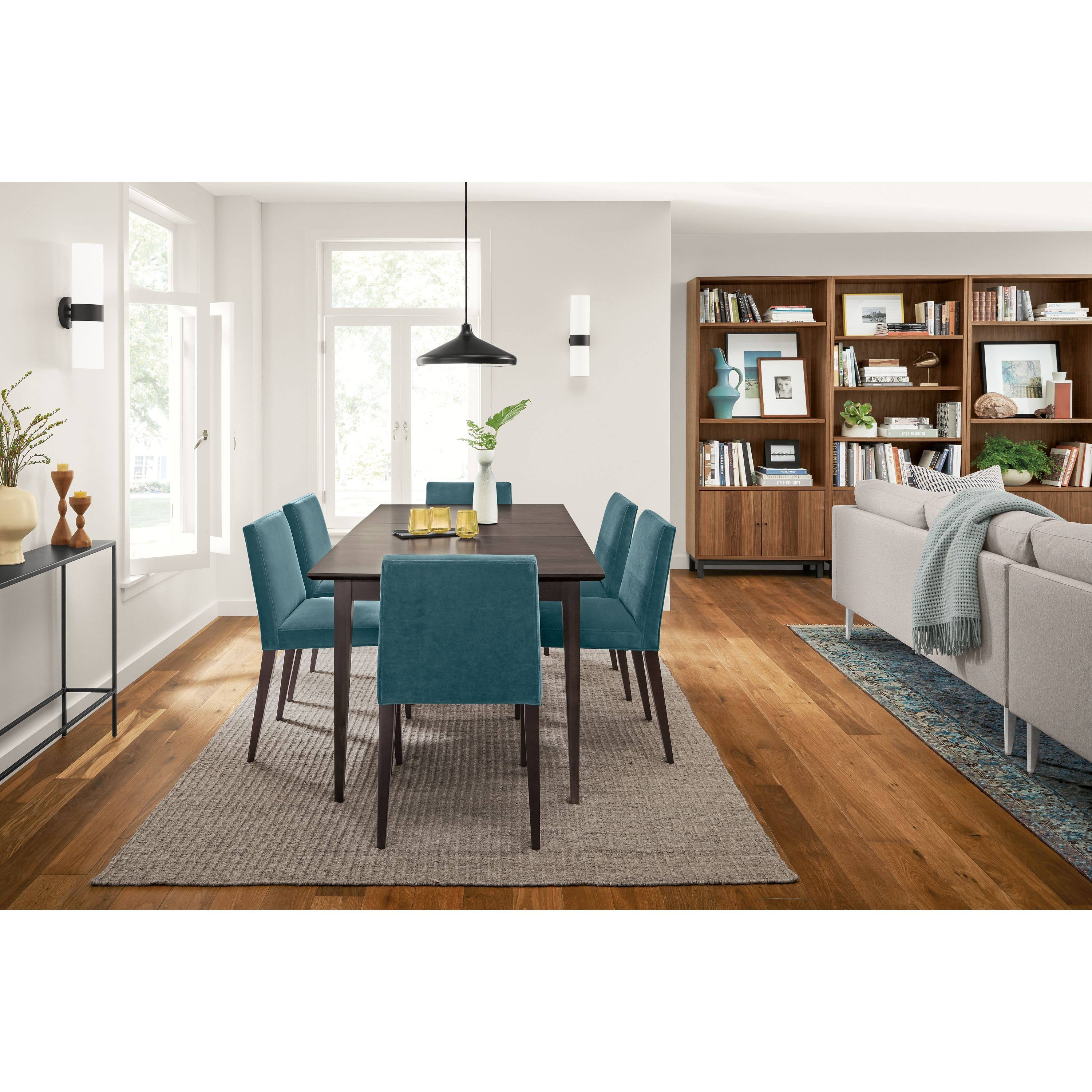 Room u0026 Board | Modern Slim Console Table 8D 40W 29h in Saffron Yellow