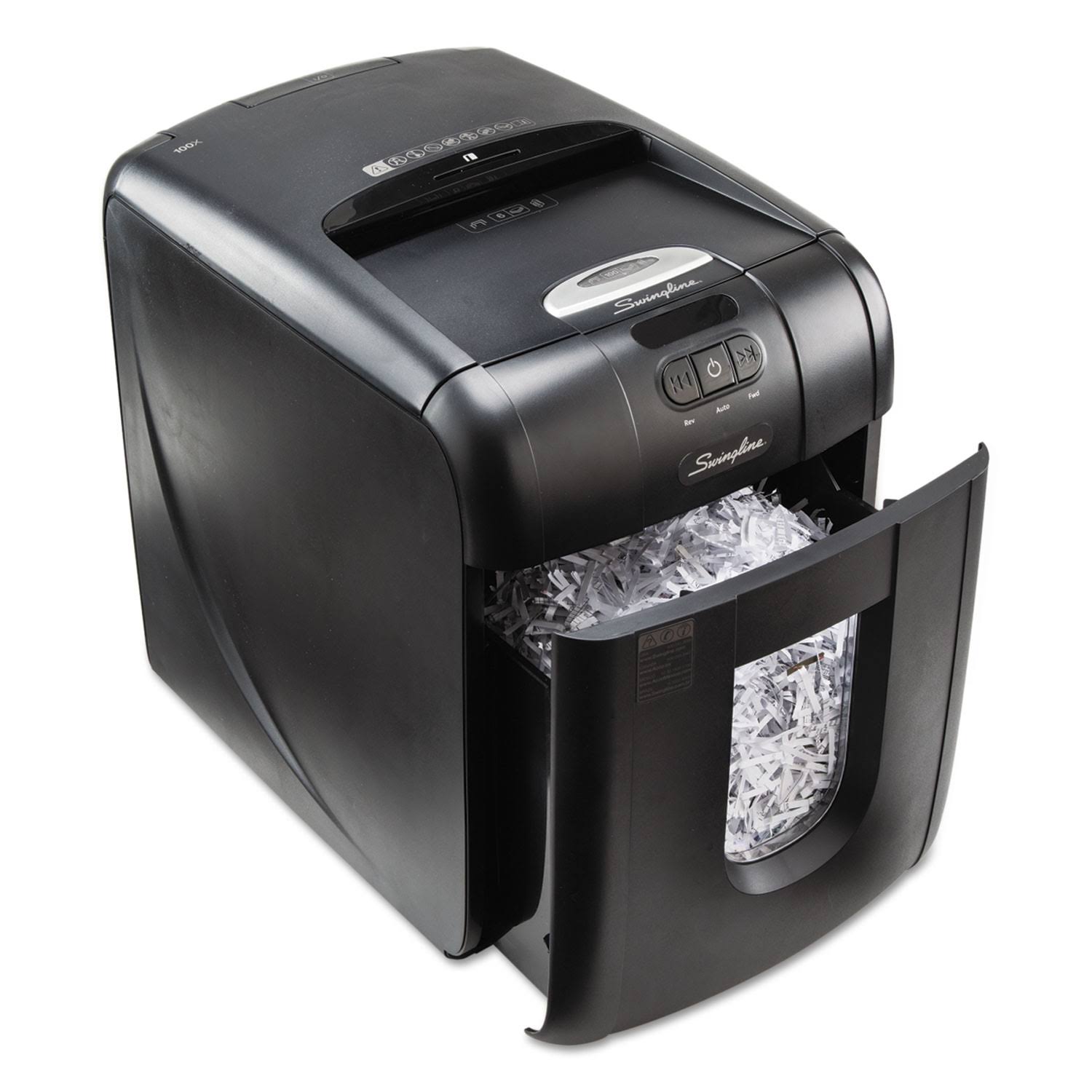 Swingline Stack-and-Shred 130xl Auto Feed Super Cross-Cut Shredder Value Pack