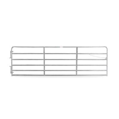 Tarter 14& Galvanized 6 Bar Extra Heavy Duty Bull Gate - 2GVG14