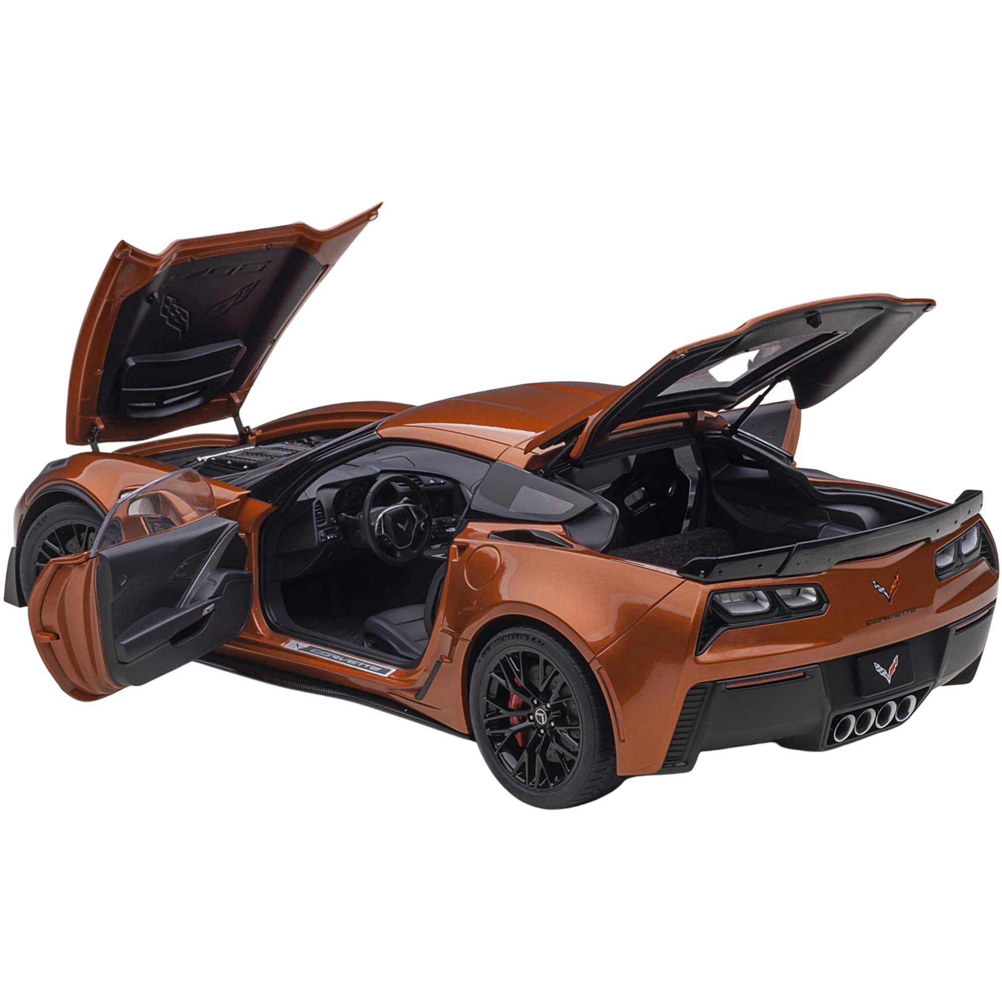 Chevrolet Corvette C7 Z06 Daytona Sunrise Orange Metallic 1/18 Model Car by AUTOart