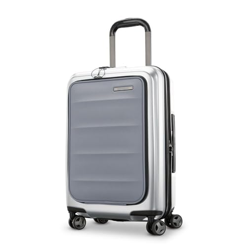 Samsonite Carry-On Pro Front Pocket Hardside Expandable 21-Inch Octiv Luggage: Durable & Impact Resistant, 360° Aero Trac Spinner Wheels