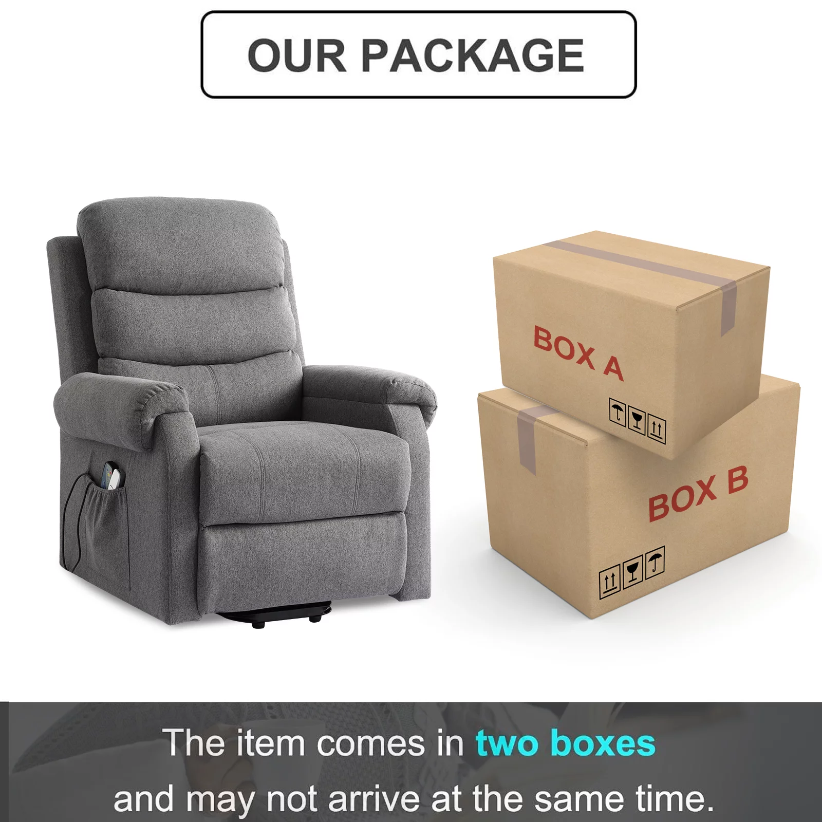 IPKIG Power Lift Chairs Recliners for Elderly, Power Recliner Chair