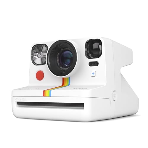 Polaroid Now+ 2nd Generation I-Type Instant Film Bluetooth Connected App Controlled Camera - White (9077)