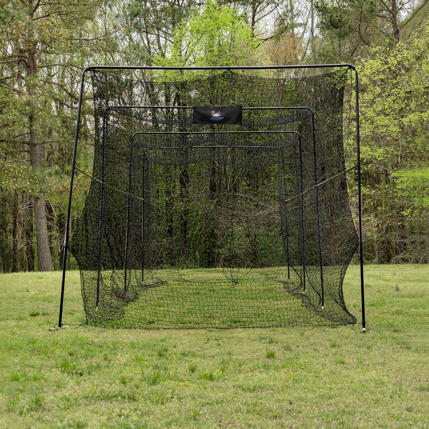 ANYTHING SPORTS 40 Foot Collapsable Batting Cage, Perfect Baseball Batting Cage, Softball Batting Cage
