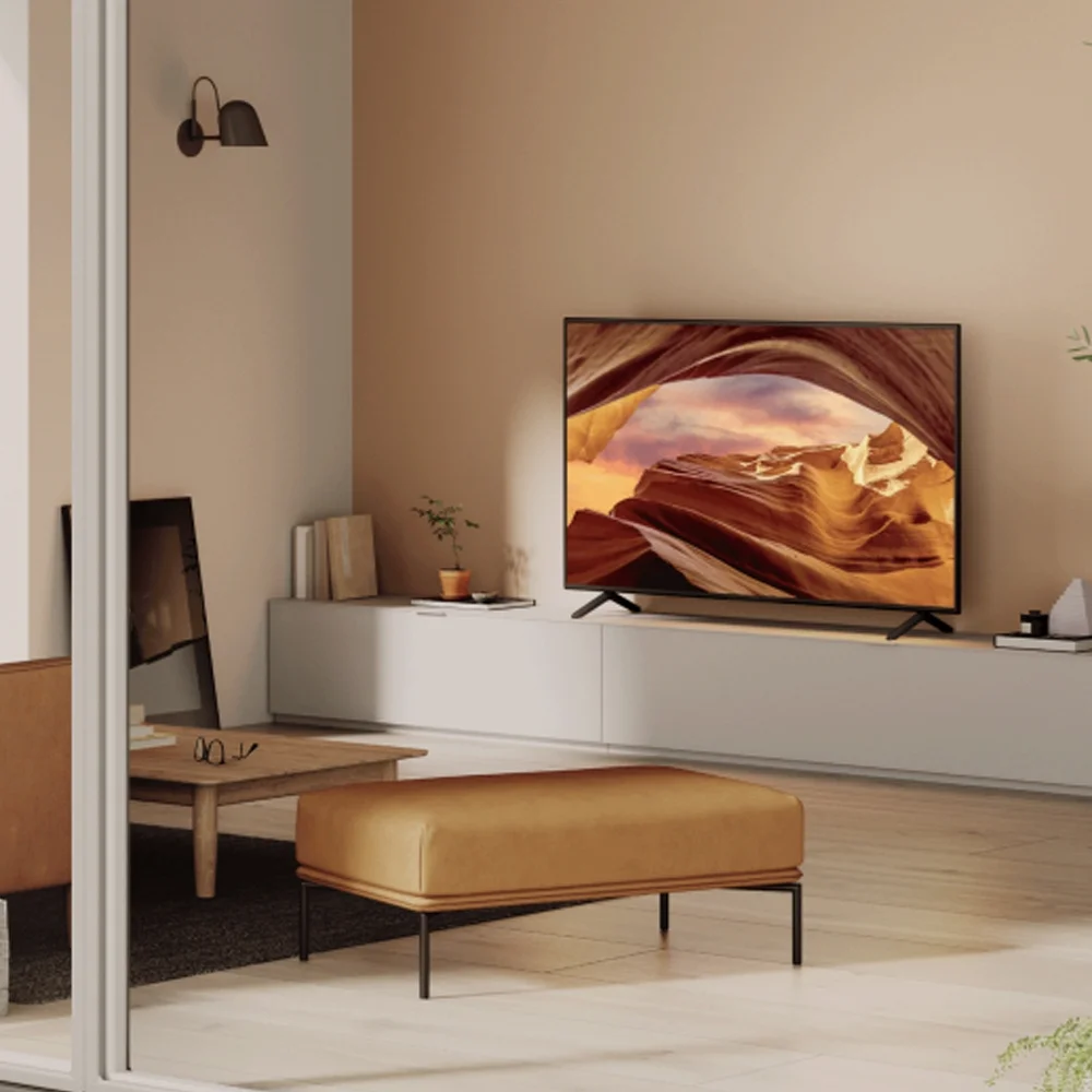 Sony KD43X77L X77L 43 Inch 4K HDR LED Smart TV with Google TV 2023 Bundle with Premiere Movies Streaming + 37-100 Inch TV Wall Mount + 6-Outlet Surge