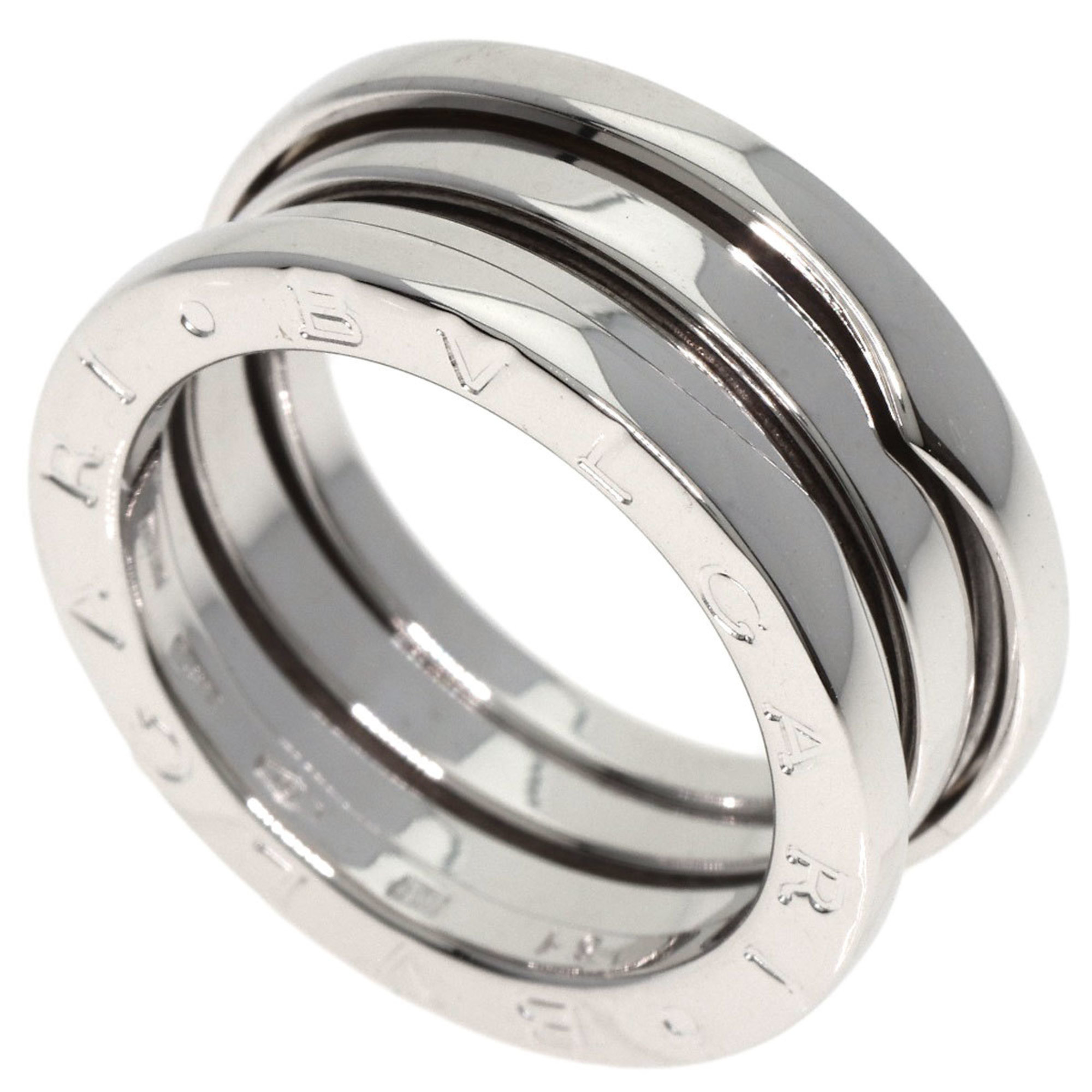 Pre-Owned Bvlgari B-zero1 3 Band #51 Ring K18 White Gold Women's BVLGARI (Good)