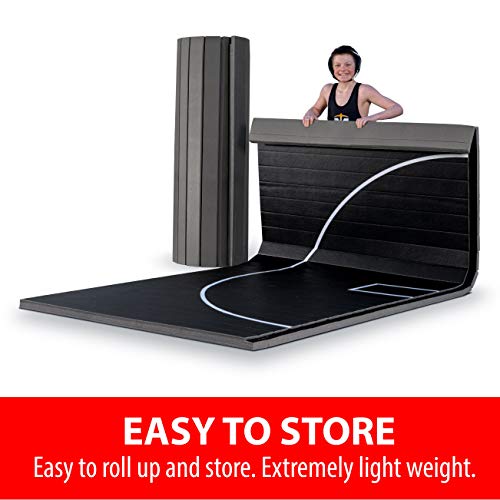 Gold Medal Sports 10' x 10' Wrestling Mat, Jiu Jitsu BJJ Mats, Wrestling Mats, Martial Arts Thick Mats for Home, Judo Tatami Wrestling Mat