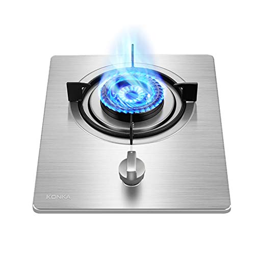 Burners Gas Hob Built-in Gas Hob 4.8KW,Desktop/Built-in Home Kitchen Single Burner Gas Stove ，Easy To Clean