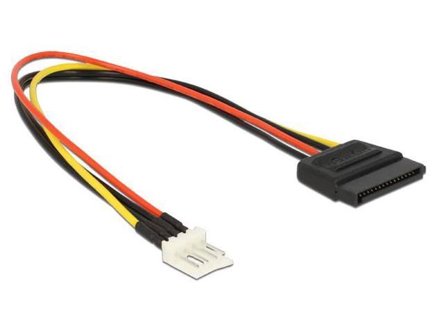 DeLOCK Cable Power SATA 15Pin Male to Floppy 4