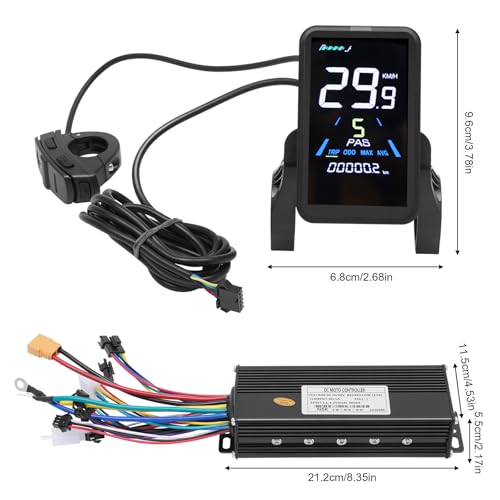 48V 1000W Rear Hub Motor Electric Bike Conversion Kit for 28/29 Inch/700C Rear Wheel Drive Engine Ebike Conversion Kit with LCD Display&Pedal Assist