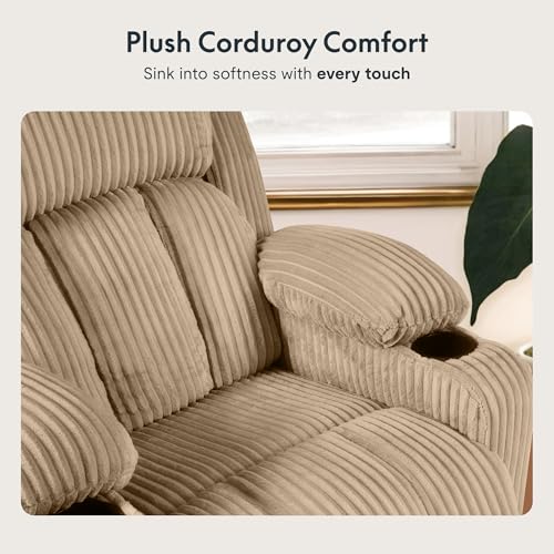 FLEXISPOT XL31 Power Lift Recliner Chair for Elderly, Electric Lift Chair with Massage & Heat, PU Leather Reclining Sofa w/Cup Holders