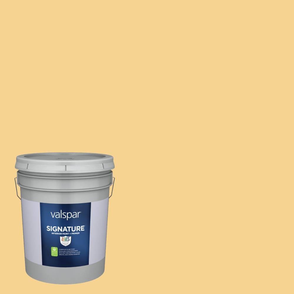 Valspar Signature Satin Jonquil Hgsw1166 Interior Paint (5-Gallon) | HGSW1166-773966