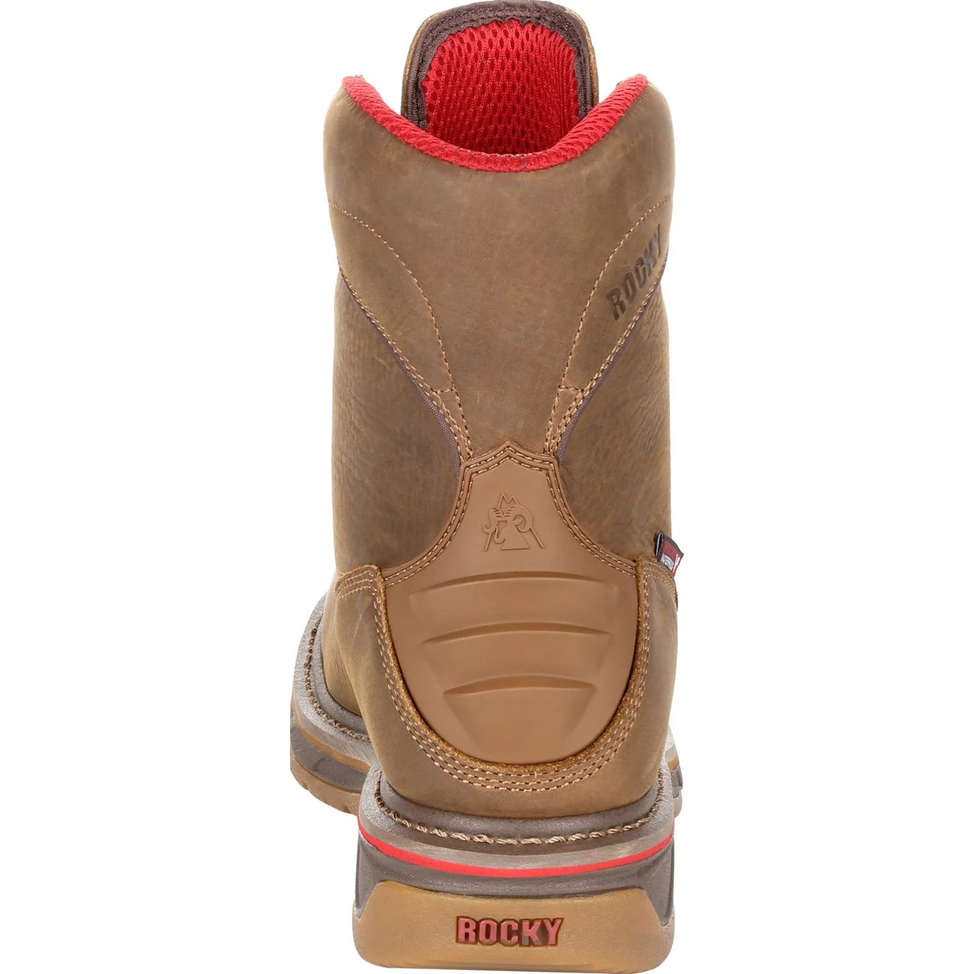 Men's Rocky Iron Skull Waterproof Lacer Western Boot