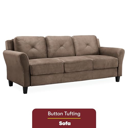 Lifestyle Solutions Harrington Loveseat, Black