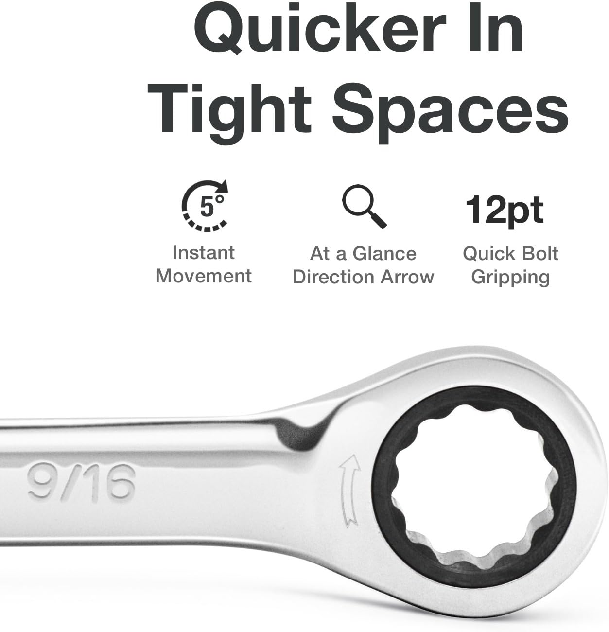 JAEGER 15pc Inch TIGHTSPOT Ratcheting Wrenches MASTER SET - Our LARGEST SAE/INCH SET With Bear Keeper Rollup Case