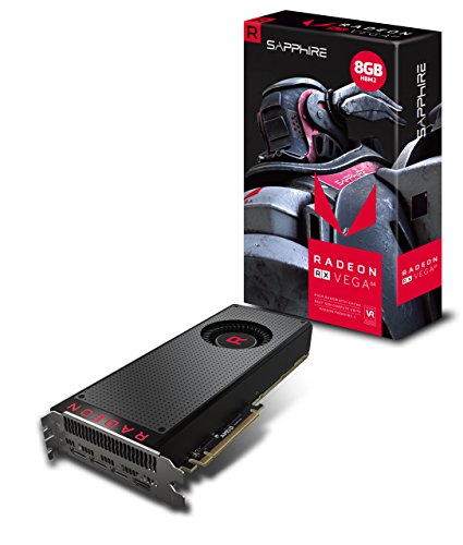 Sapphire Radeon RX Vega 64 8GB HBM2 HDMI/Triple DP PCI-E Graphics Card 21275-02-20G (Renewed)
