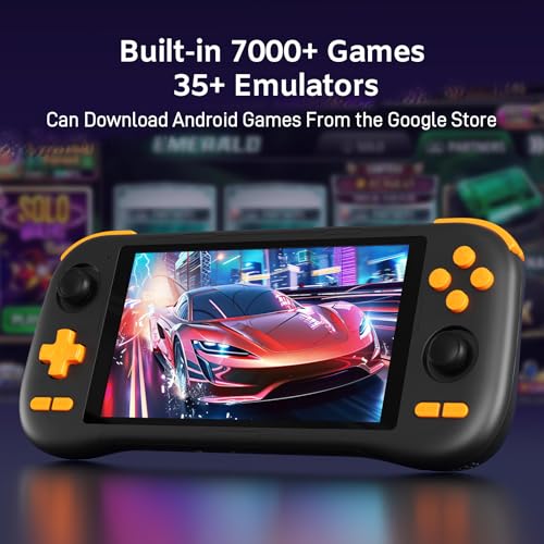 kinhank K56 Retro Handheld Game Console, Support 16000+ Games, Equipped with 128G TF Card, Android 14.0 System, Portable Retro Video Game Console