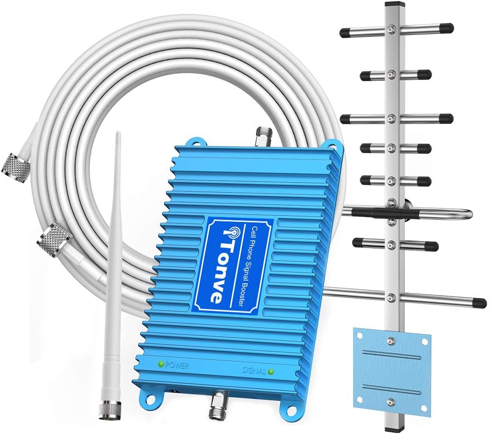 Cell Phone Signal Booster Band 2 and Band 5 850/1900Mhz Cell Signal Booster Cell Phone Repeater Amplifier for Home and Office Increase 2G 3G 4GLET 5G