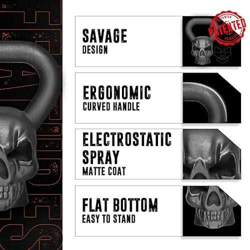 Yes4all Halloween Edition Skull Kettlebell - Sports Supplies Online Store