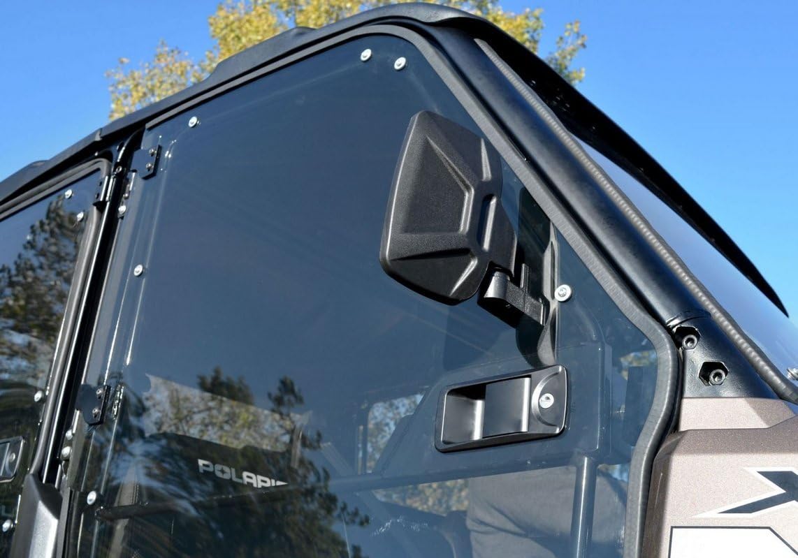 SuperATV Cab Enclosure Doors for Polaris Ranger XP 570 / XP 900 / XP 1000 Crew (See Fitment) | Front and Rear Set | Light-Tint 1/4" Thick