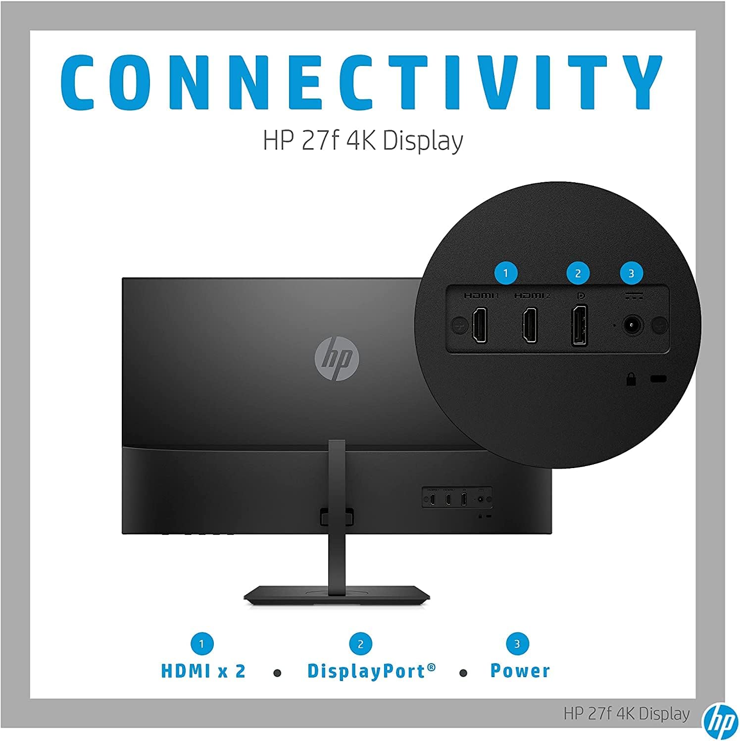 New HP Premium v28 4K Monitor: 28 UHD 3840 x 2160 (4K) TN Slim-Edge Display, AMD FreeSync Tech, Height/Tilt Adjustment, HDMI, DisplayPort
