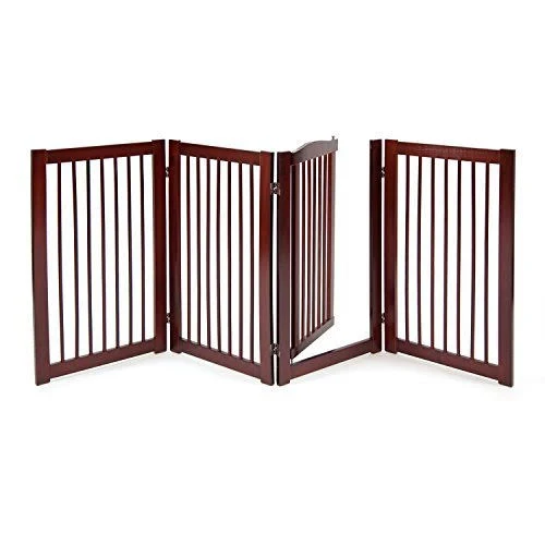 Primetime Petz 360 Configurable Dog Gate with Door Indoor Freestanding Walk Th