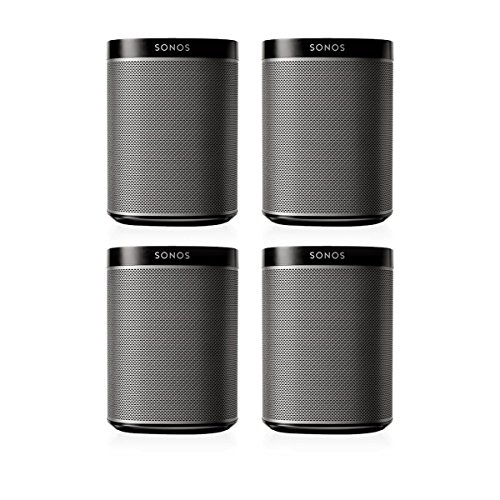 Sonos Play:1 2-Room Wireless Smart Speakers for Streaming Music - Starter Set Bundle (White), Works with Alexa
