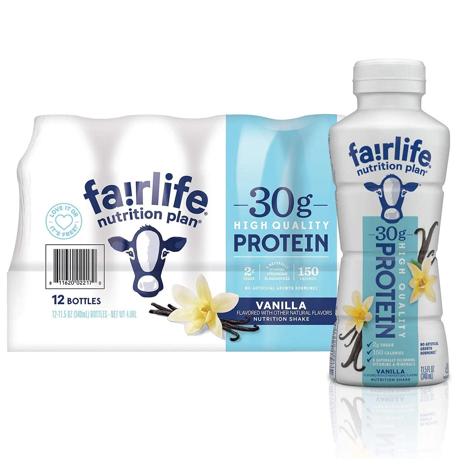Fairlife Nutrition Plan Vanilla (11.5 fl., oz. 12pk) - PACK OF 3 - Radiant Selections