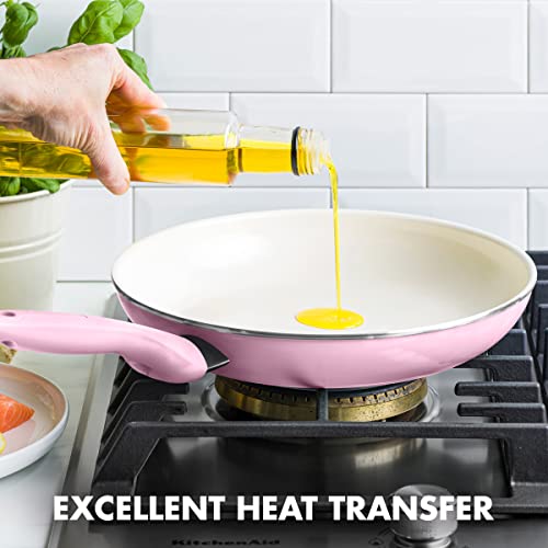 GreenPan Rio 16 Piece Cookware Pots and Pans Set, Hard Anodized Healthy Ceramic Nonstick PFAS-Free, Bakelite Handles, Frypans, Saucepan, Saute Pan