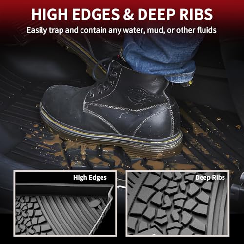 LASFIT Floor Mats & Trunk Mat for Jeep Grand Cherokee 2022-2025 5-Seat (Include 4xe, NOT for L)