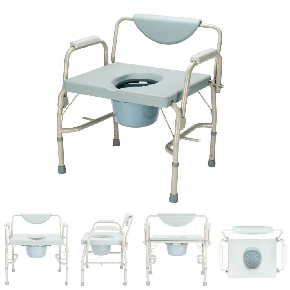 BMTBUY Medical Bariatric Drop-Arm Commode