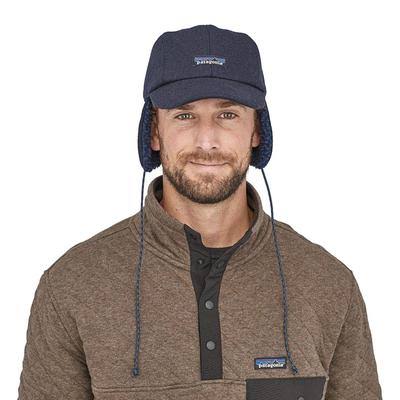 Patagonia Recycled Wool Ear Flap Cap - Classic Navy