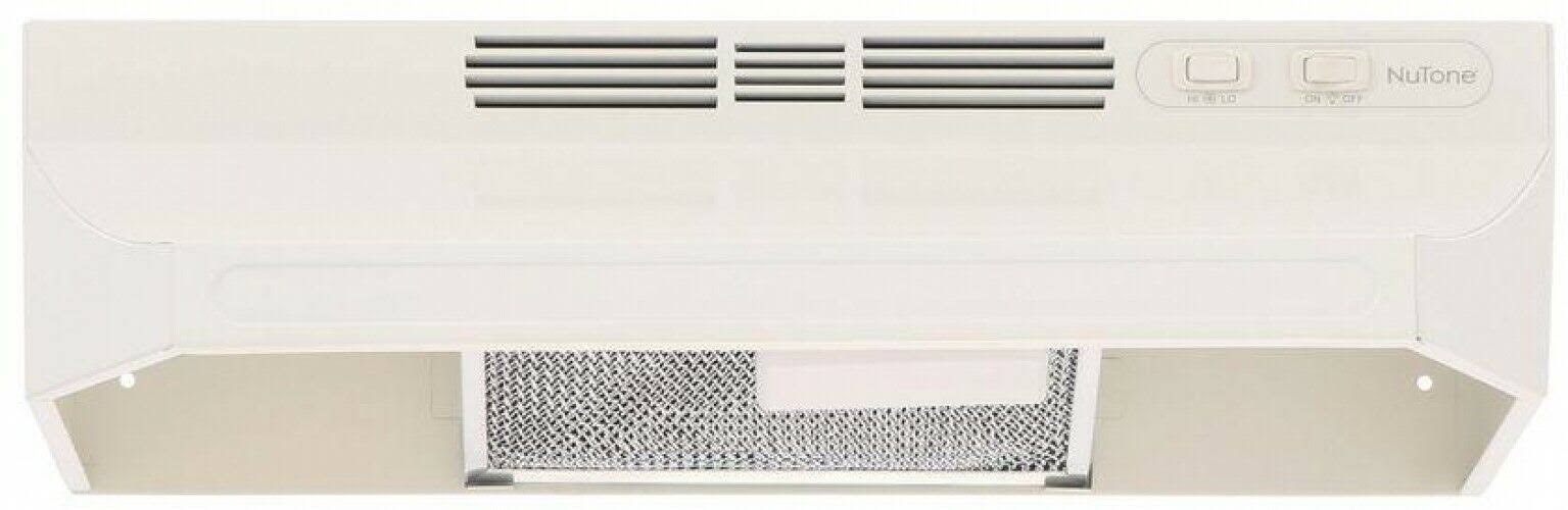 Nutone RL6200 Series 24 in. Ductless Under Cabinet Range Hood with Light in Bisque