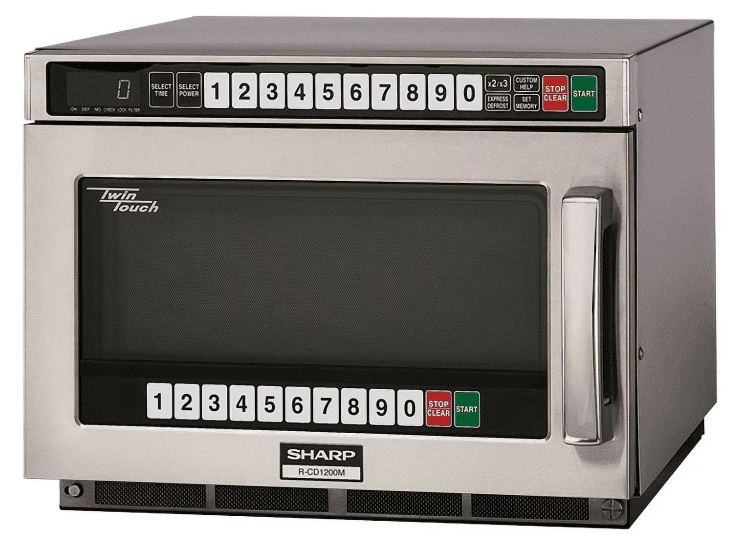 SHARP RCD1200M Stainless Steel Commercial Professional Microwave Oven 0.75 cu ft