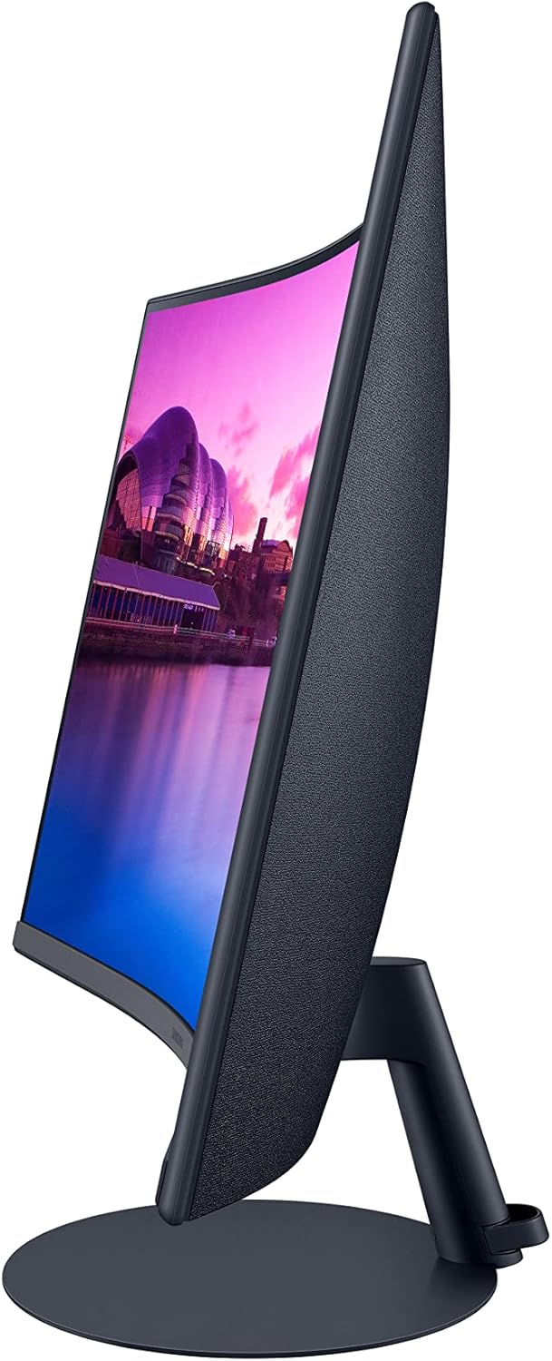 SAMSUNG 27-Inch S39C Series FHD Curved Gaming Monitor, 75Hz, AMD FreeSync, Game Mode, Advanced Eye Comfort, Frameless Display, Built in Speakers