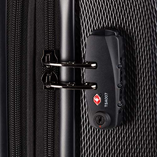 SwissGear 7272 Energie Expandable Hardside Luggage with Spinner Wheels and TSA Lock, Gunmetal, Carry-On 19-Inch