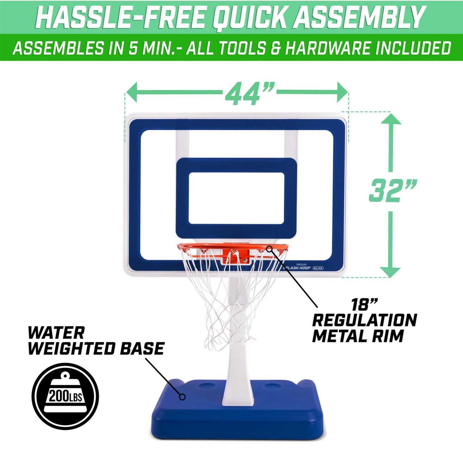 GoSports Splash Hoop Elite Swimming Pool Basketball Hoop - Sports Supplies Online Store
