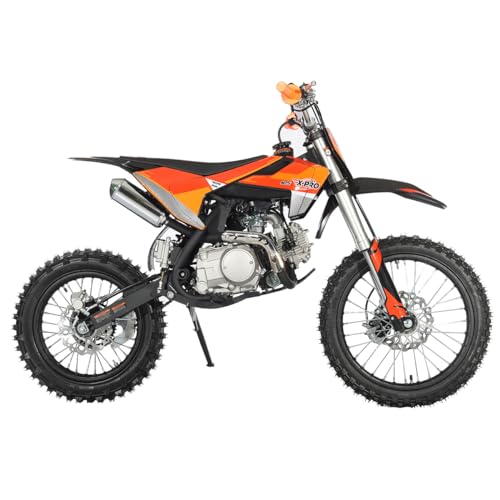 X-PRO X17 125cc Automatic Transmission Dirt Bike with Electric Start, Big 17"/14" Tires!