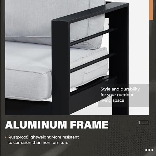 Solaste Aluminum Patio Furniture Set