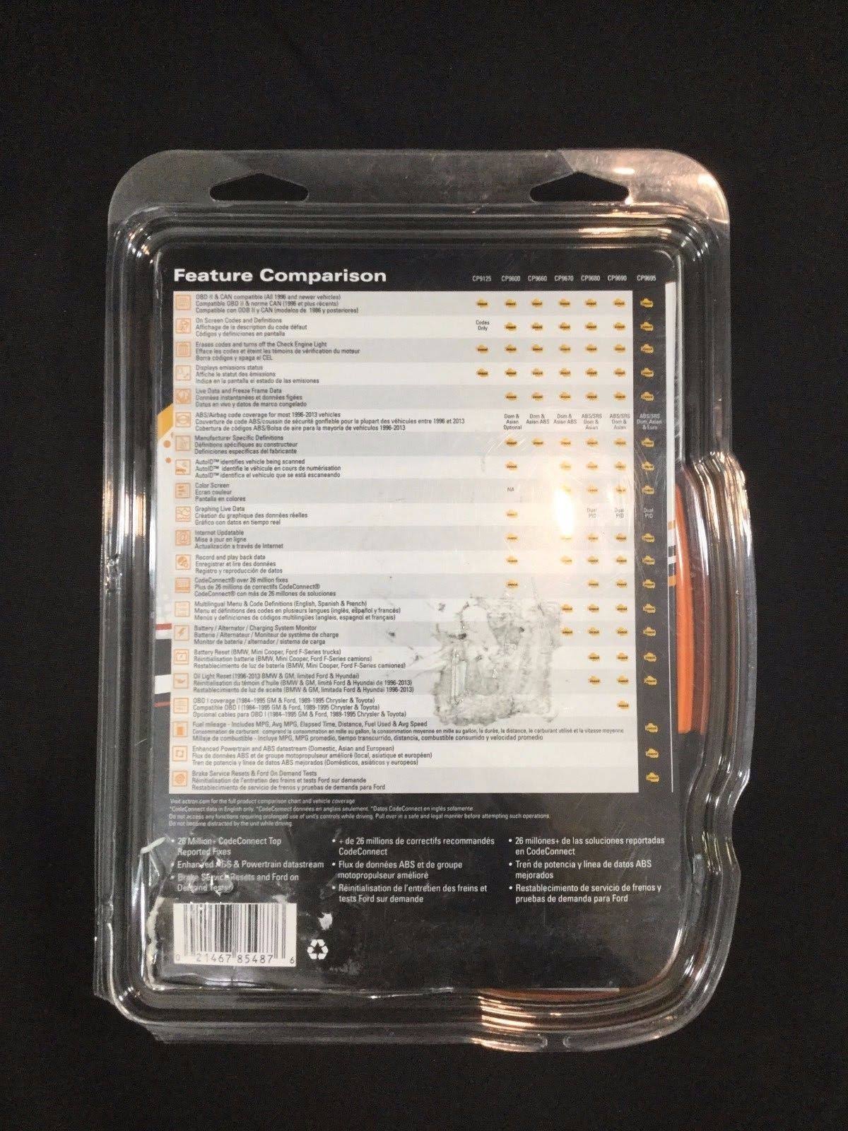 Actron CP9695 OBD II AutoScanner Pro