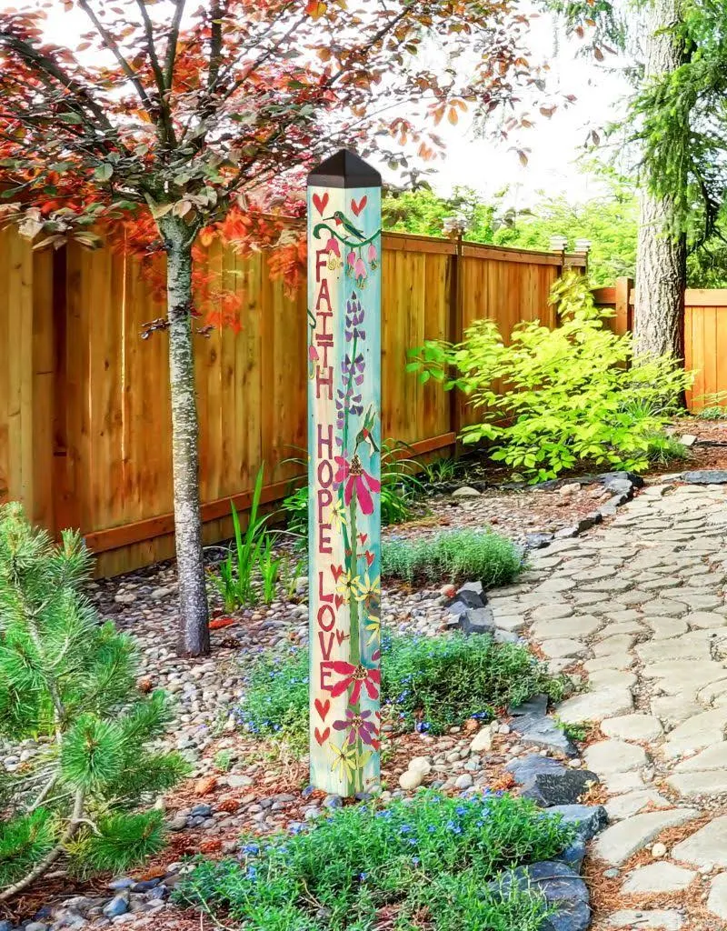 Studio M Faith, Hope u0026 Love Art Pole 4&