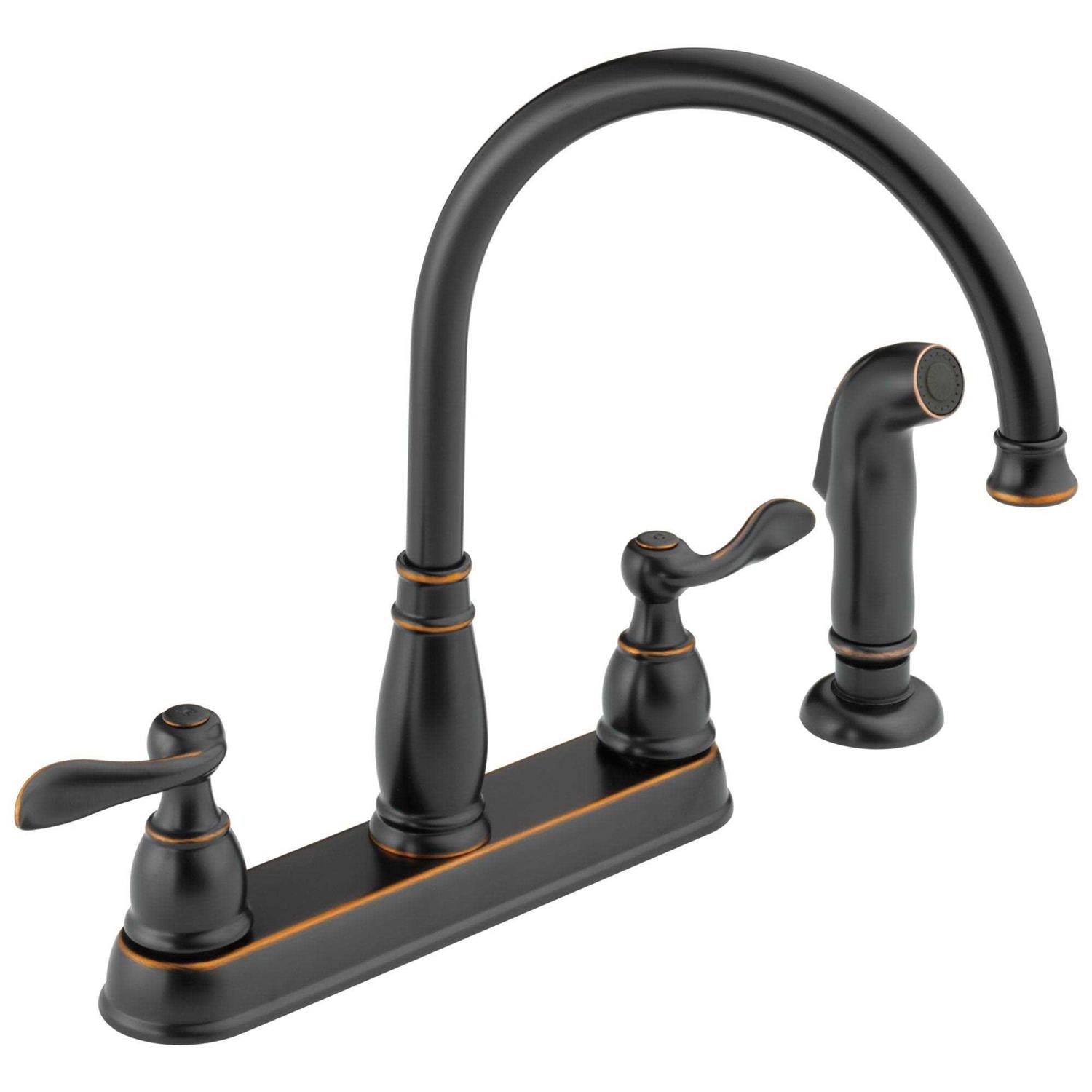 Delta Windemere Two Handle Kitchen Faucet 21996LF-OB - Shop Hardware Tools Online Store