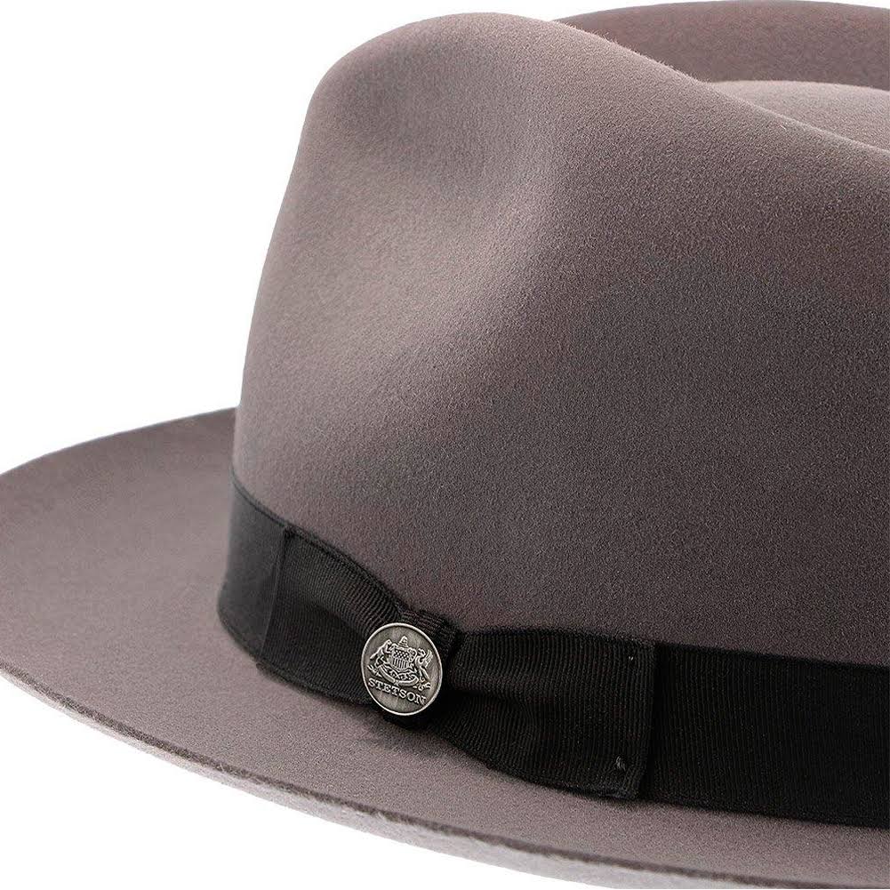 Stetson Chatham Fur Felt Fedora Hat: Size: 7 1/4 Caribou