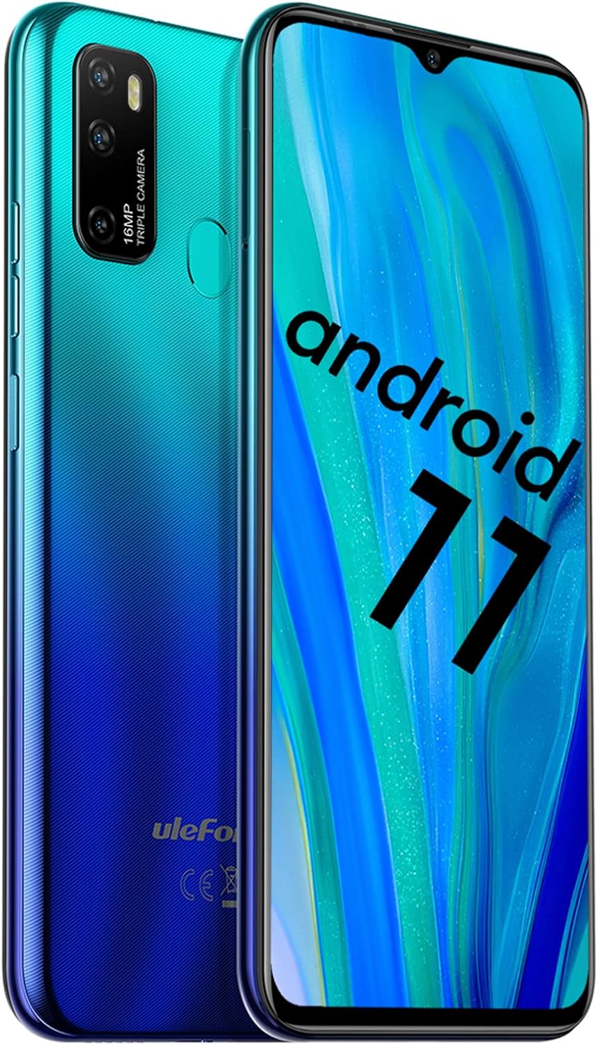 Unlocked Smartphones Ulefone Note 9P Android 11 Unlocked Cell Phones, Triple Rear Camera Triple Card Slots